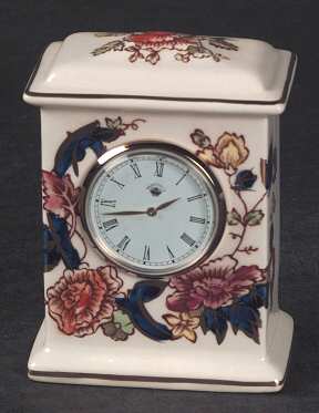Mandalay Blue Multicolor Small Carriage Clock