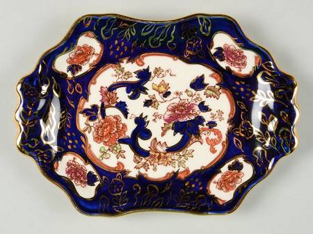 Mandalay Blue Multicolor 7" Handled Tray