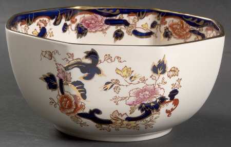 Mandalay Blue Multicolor 6" Octagonal Vegetable Bowl