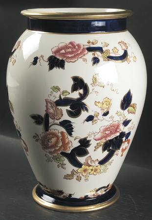 Mandalay Blue Multicolor 13" Calliope Vase