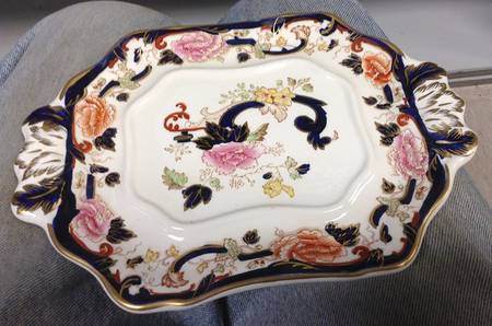 Mandalay Blue Multicolor Underplate for Small Bedford Tureen
