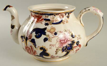 Mandalay Blue Multicolor Teapot No Lid
