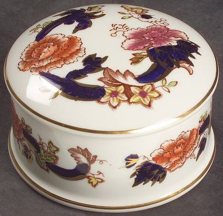Mandalay Blue Multicolor 3" Round Box & Lid