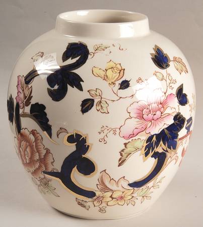 Mandalay Blue Multicolor Medium Prunus Jar No Lid
