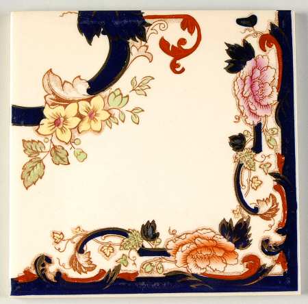 Mandalay Blue Multicolor 6" Wall Tile