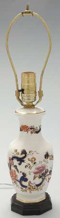 Mandalay Blue Multicolor Small Indian Electric Lamp Base