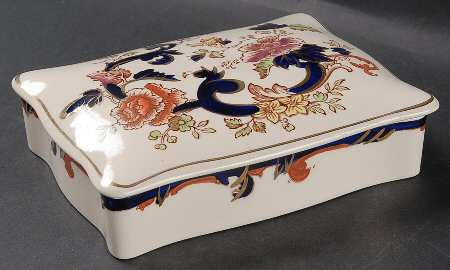 Mandalay Blue Multicolor Cigarette Box & Lid