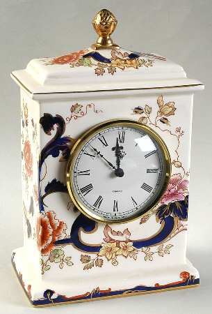 Mandalay Blue Multicolor Large Carriage Clock