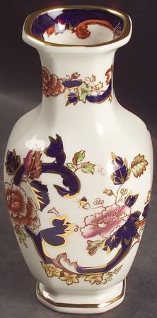 Mandalay Blue Multicolor 6" Indian Vase