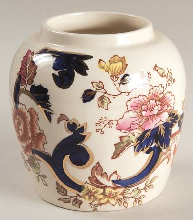 Mandalay Blue Multicolor Small Ginger Jar No Lid