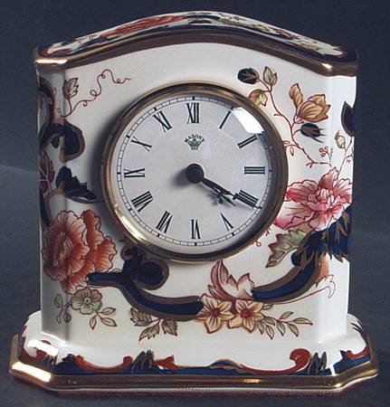 Mandalay Blue Multicolor Nankin Clock