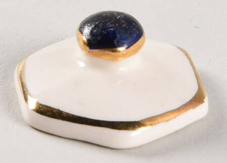 Mandarin Miniature Hexagonal Box, Lid Only