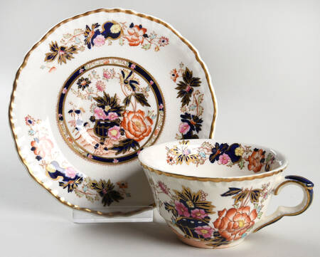 Mandarin Flat Cup & Saucer Set