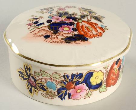 Mandarin Round Box & Lid
