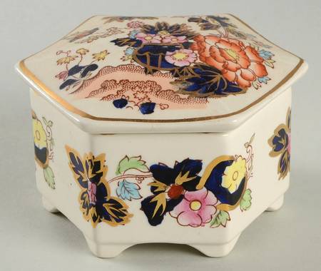 Mandarin Hexagonal Box & Lid