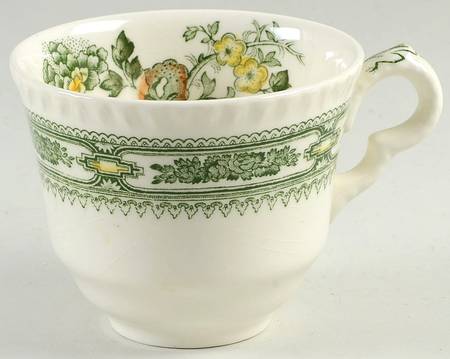 Manchu Green Multicolor Flat Cup