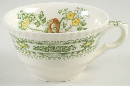 Manchu Green Multicolor Flat Cup