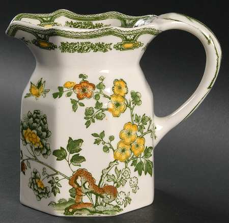 Manchu Green Multicolor 12 Oz Fenton Jug