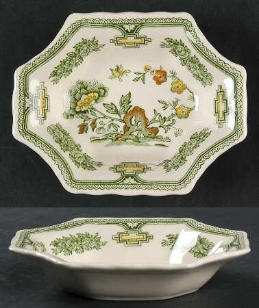 Manchu Green Multicolor 5" Sweet Dish Lorne