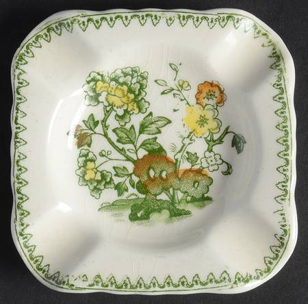 Manchu Green Multicolor Small Ashtray