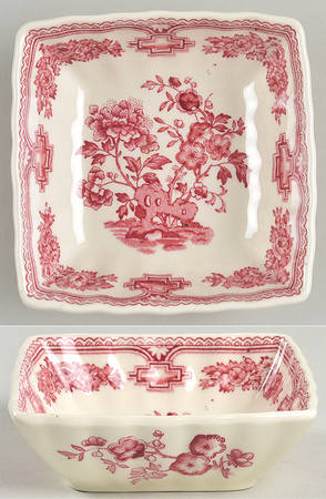 Manchu Pink Sweet Meat Dish 4"
