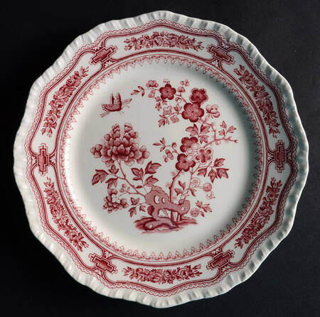 Manchu Pink Luncheon Plate