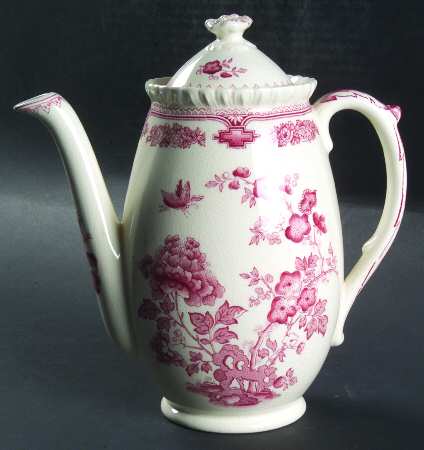 Manchu Pink Coffee Pot & Lid