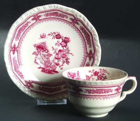 Manchu Pink Oversized Cup & Saucer Set