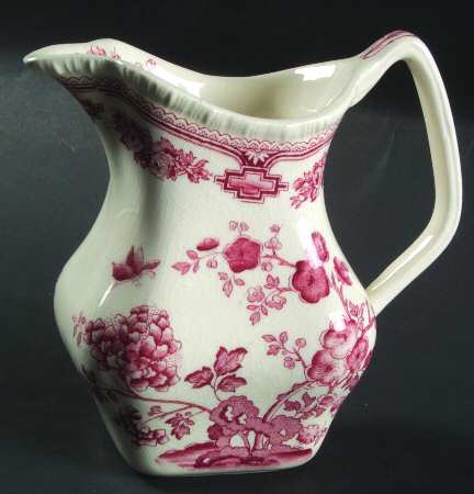 Manchu Pink 12 Oz Gadroon Jug