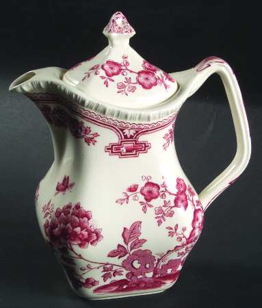 Manchu Pink Hot Water Jug & Lid