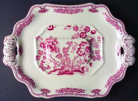 Manchu Pink Underplate for Tureen
