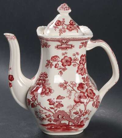 Manchu Pink Coffee Pot & Lid