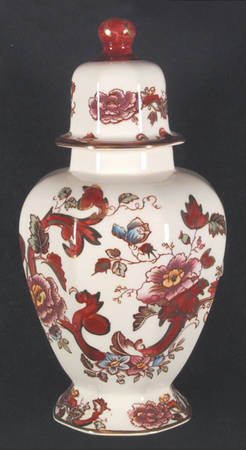 Mandalay Red 6" Tokyo Vase & Lid