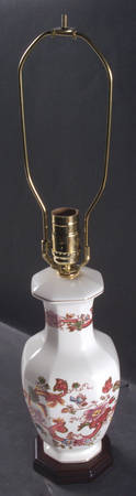 Mandalay Red Medium Indian Electric Lamp Base