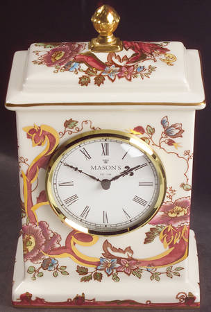 Mandalay Red Large Carriage Clock
