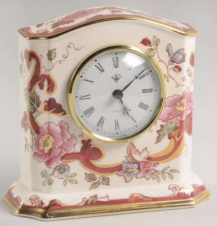 Mandalay Red Nankin Clock