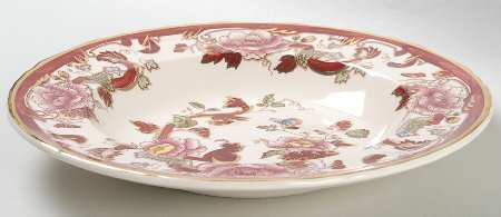 Mandalay Red Rim Soup Bowl