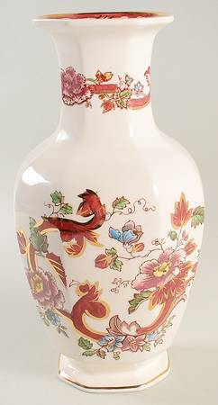 Mandalay Red 10" Indian Vase