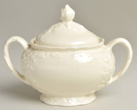 Mason's Oak Cream Sugar Bowl & Lid