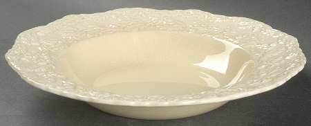 Mason's Oak Cream Large Rim Soup Bowl