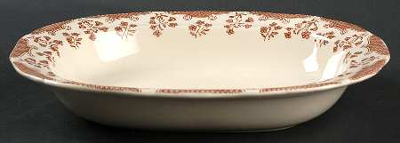 Cambric 10" Oval Vegetable Bowl