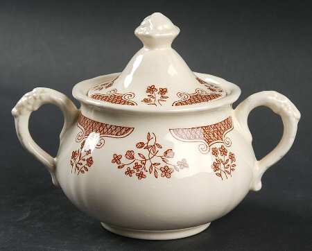 Cambric Sugar Bowl & Lid