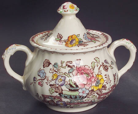 Nabob Sugar Bowl & Lid