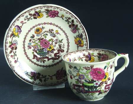 Nabob Flat Cup & Saucer Set