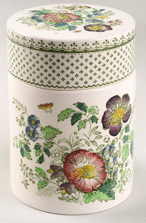 Paynsley Green Multicolor Peking Jar & Lid
