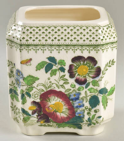 Paynsley Green Multicolor Fan Jar No Lid