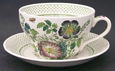 Paynsley Green Multicolor Jumbo Cup & Saucer Set