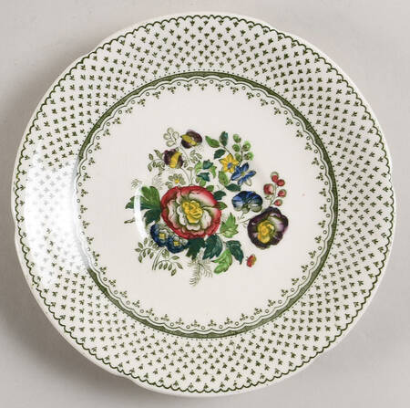 Paynsley Green Multicolor Saucer for Oversized Cup