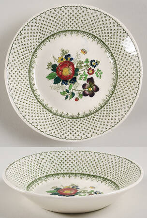 Paynsley Green Multicolor Fruit/Dessert (Sauce) Bowl