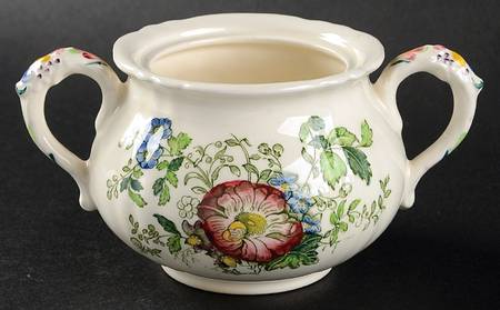 Paynsley Green Multicolor Sugar Bowl No Lid